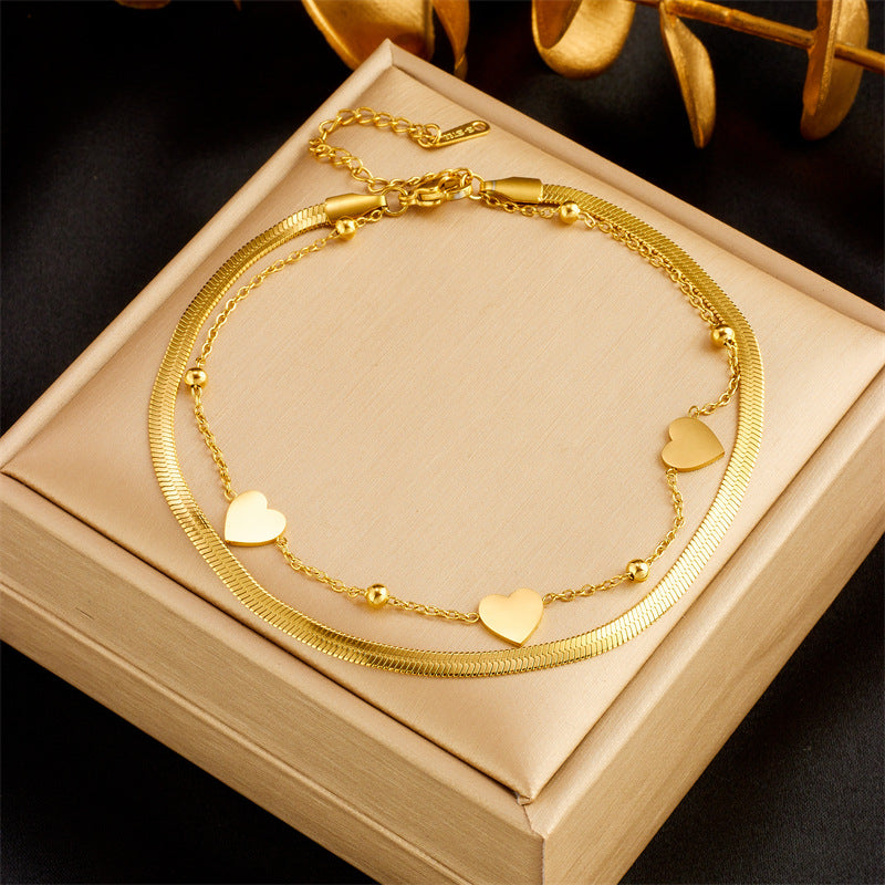 Blush Anklet