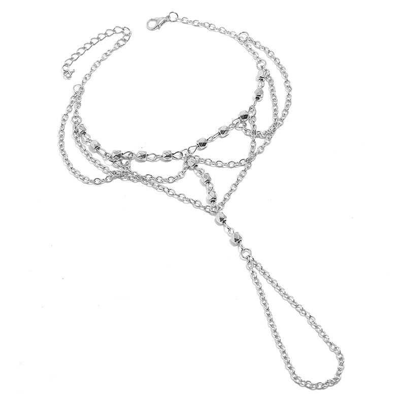 Wave Charm Anklet