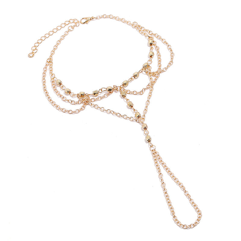 Wave Charm Anklet