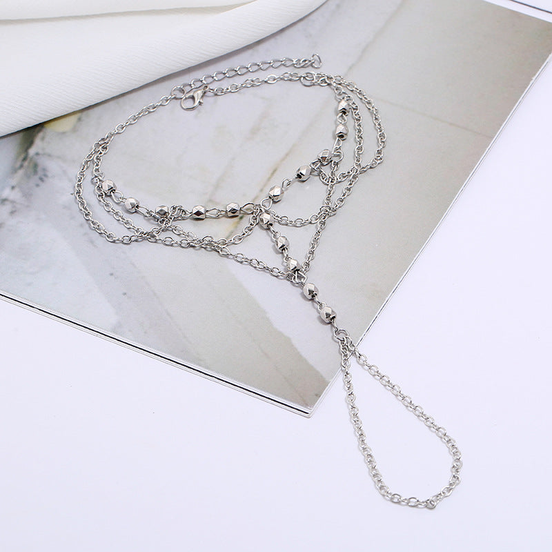 Wave Charm Anklet