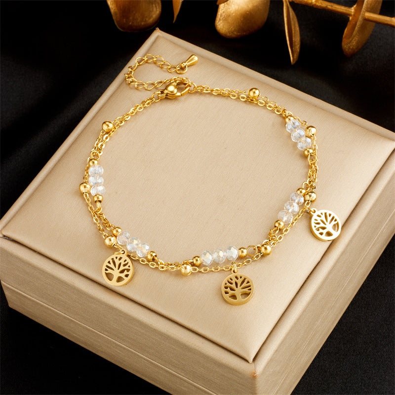 Blush Anklet