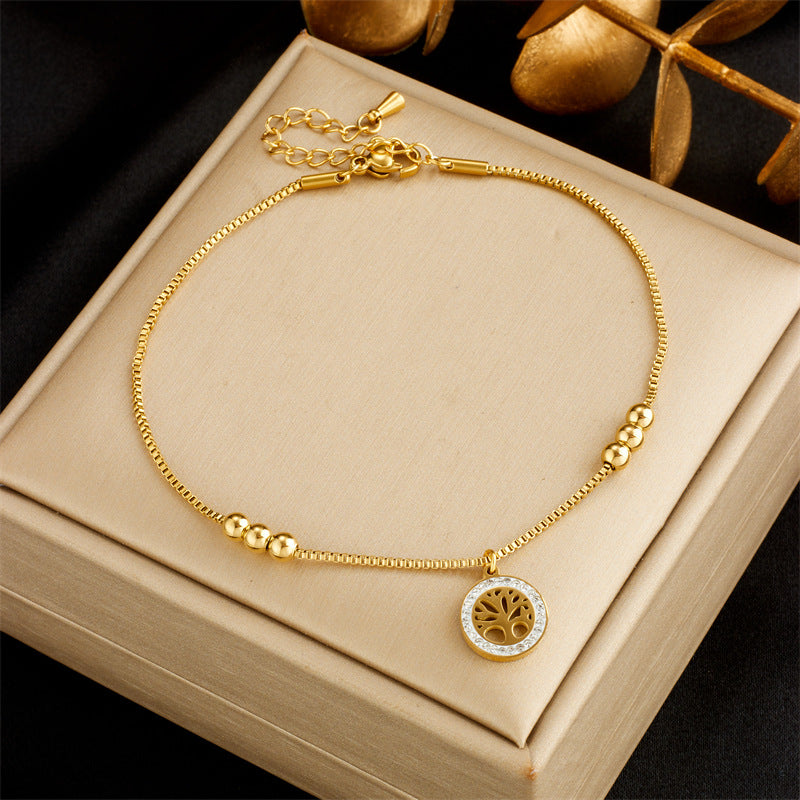 Blush Anklet